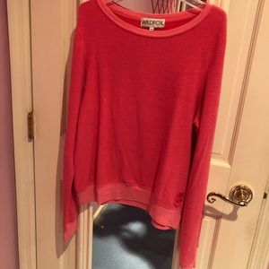 Wildfox hot pink sweater super comfortable!